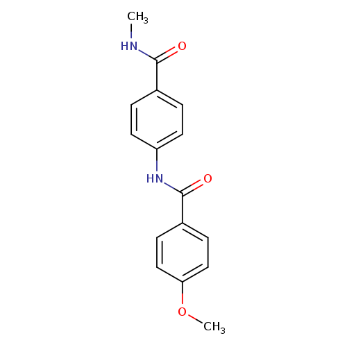 4-methoxy-N-{4-[(methylamino)carbonyl]phenyl}benzamide