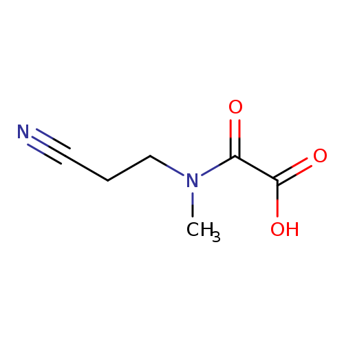 [(2-cyanoethyl)(methyl)carbamoyl]formic acid