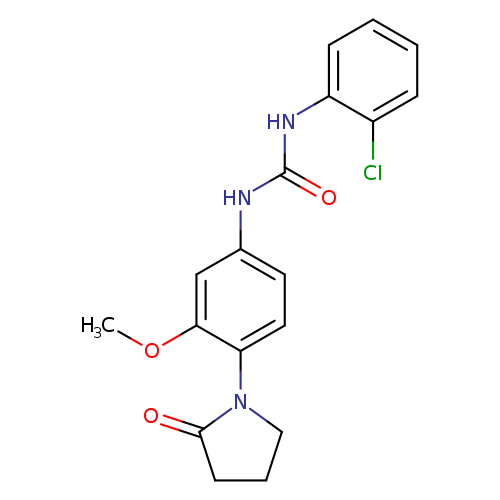 1-(2-chlorophenyl)-3-[3-methoxy-4-(2-oxopyrrolidin-1-yl)phenyl]urea