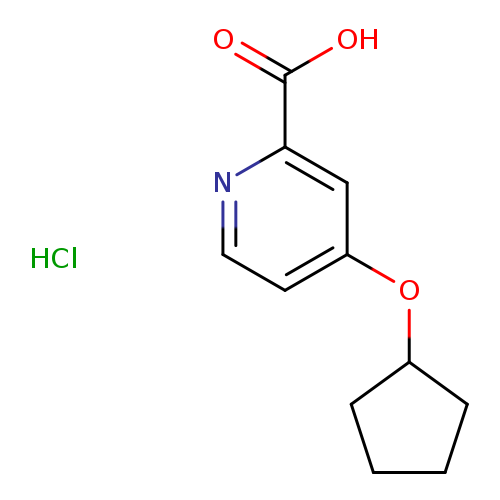 4-(cyclopentyloxy)pyridine-2-carboxylicacidhydrochloride