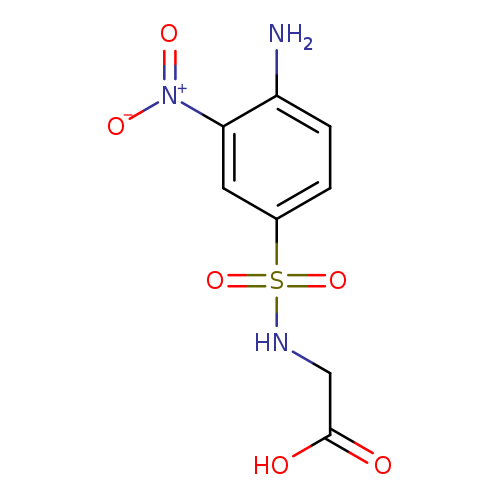 2-(4-amino-3-nitrobenzenesulfonamido)acetic acid