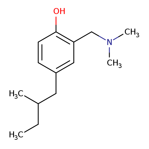 2-((Dimethylamino)methyl)-4-(2-methylbutyl)phenol