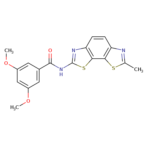 3,5-dimethoxy-N-{11-methyl-3,12-dithia-5,10-diazatricyclo[7.3.0.0^{2,6}]dodeca-1(9),2(6),4,7,10-pentaen-4-yl}benzamide