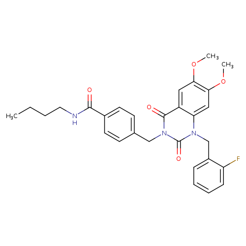 N-butyl-4-({1-[(2-fluorophenyl)methyl]-6,7-dimethoxy-2,4-dioxo-1,2,3,4-tetrahydroquinazolin-3-yl}methyl)benzamide