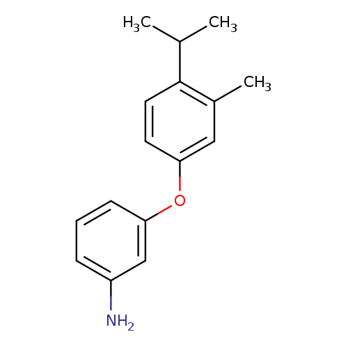 3-[3-methyl-4-(propan-2-yl)phenoxy]aniline