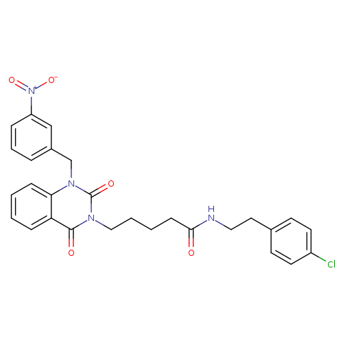 N-[2-(4-chlorophenyl)ethyl]-5-{1-[(3-nitrophenyl)methyl]-2,4-dioxo-1,2,3,4-tetrahydroquinazolin-3-yl}pentanamide