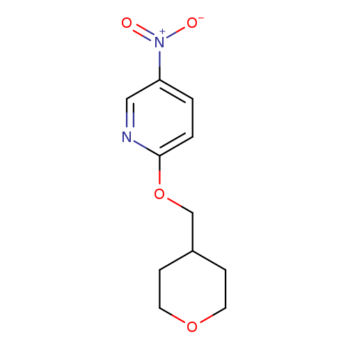 5-Nitro-2-(tetrahydro-2H-pyran-4-ylmethoxy)pyridine