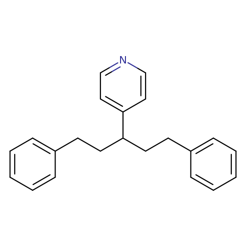 Pyridine, 4-[3-phenyl-1-(2-phenylethyl)propyl]-