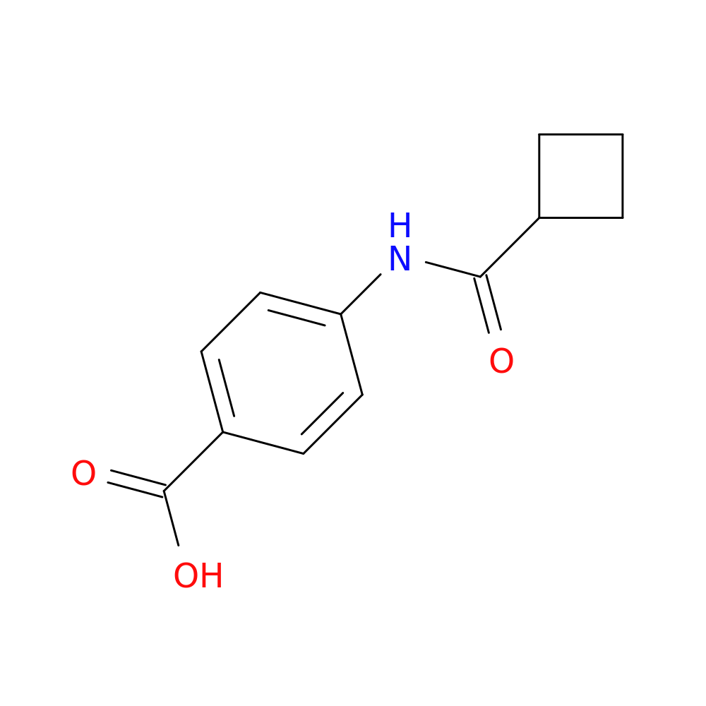 4-[(Cyclobutylcarbonyl)amino]benzoic acid