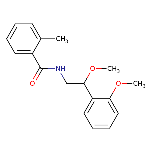 N-[2-methoxy-2-(2-methoxyphenyl)ethyl]-2-methylbenzamide
