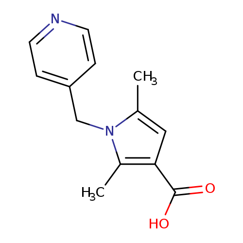 2,5-Dimethyl-1-(pyridin-4-ylmethyl)-1h-pyrrole-3-carboxylic acid