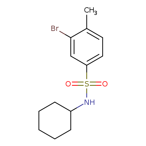 N-Cyclohexyl 3-bromo-4-methylbenzenesulfonamide