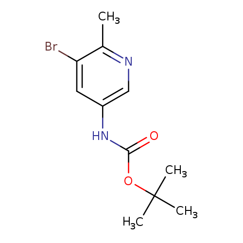 tert-Butyl (5-bromo-6-methylpyridin-3-yl)carbamate