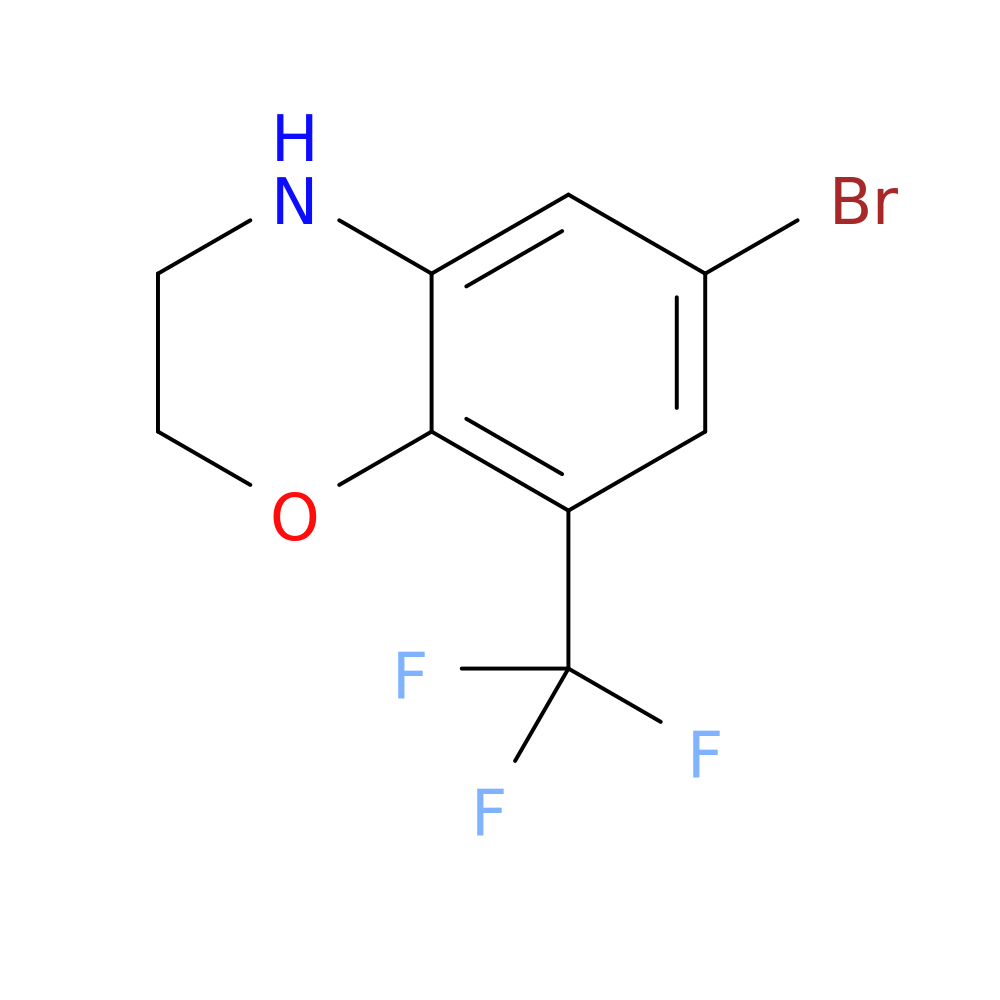 6-bromo-8-(trifluoromethyl)-3,4-dihydro-2H-1,4-benzoxazine