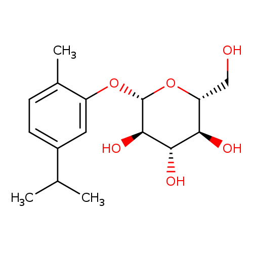 (2R,3S,4S,5R,6S)-2-(Hydroxymethyl)-6-(5-isopropyl-2-methylphenoxy)tetrahydro-2H-pyran-3,4,5-triol