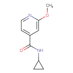 N-cyclopropyl-2-methoxypyridine-4-carboxamide