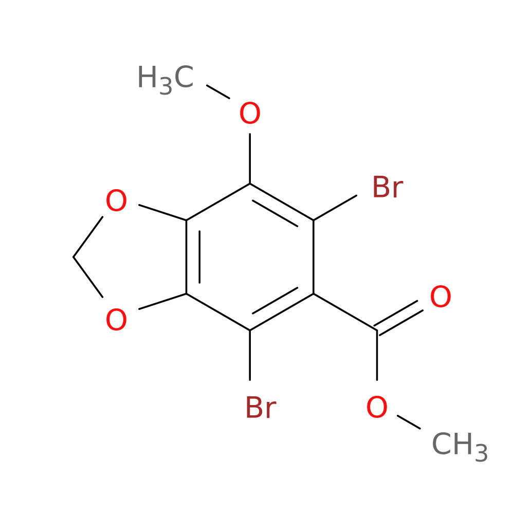 Methyl 4,6-dibromo-7-methoxybenzo[d][1,3]dioxole-5-carboxylate