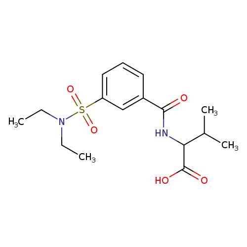2-{[3-(diethylsulfamoyl)phenyl]formamido}-3-methylbutanoic acid