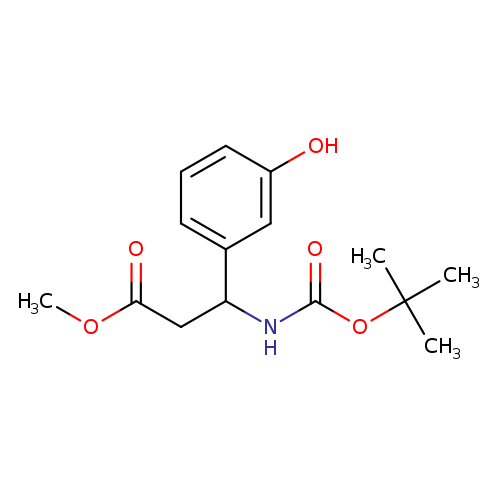 Methyl 3-(Boc-amino)-3-(3-hydroxyphenyl)propanoate