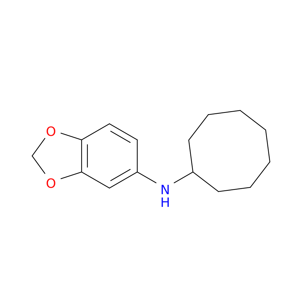 N-cyclooctyl-1,3-dioxaindan-5-amine