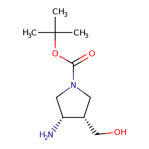 tert-butyl(3S,4S)-3-amino-4-(hydroxymethyl)pyrrolidine-1-carboxylate