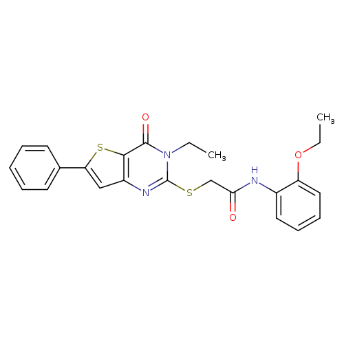 N-(2-ethoxyphenyl)-2-({3-ethyl-4-oxo-6-phenyl-3H,4H-thieno[3,2-d]pyrimidin-2-yl}sulfanyl)acetamide