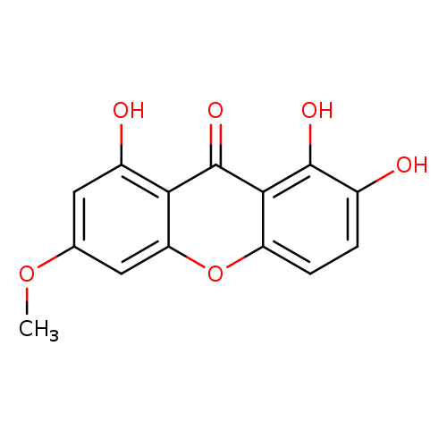 9H-Xanthen-9-one, 1,2,8-trihydroxy-6-methoxy-