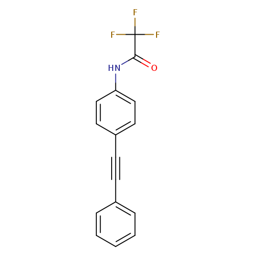 2,2,2-trifluoro-N-[4-(2-phenylethynyl)phenyl]acetamide