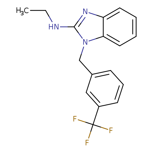 N-ethyl-1-{[3-(trifluoromethyl)phenyl]methyl}-1H-1,3-benzodiazol-2-amine