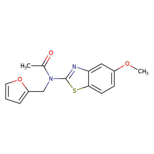 N-[(furan-2-yl)methyl]-N-(5-methoxy-1,3-benzothiazol-2-yl)acetamide