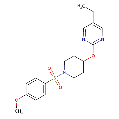5-ethyl-2-{[1-(4-methoxybenzenesulfonyl)piperidin-4-yl]oxy}pyrimidine