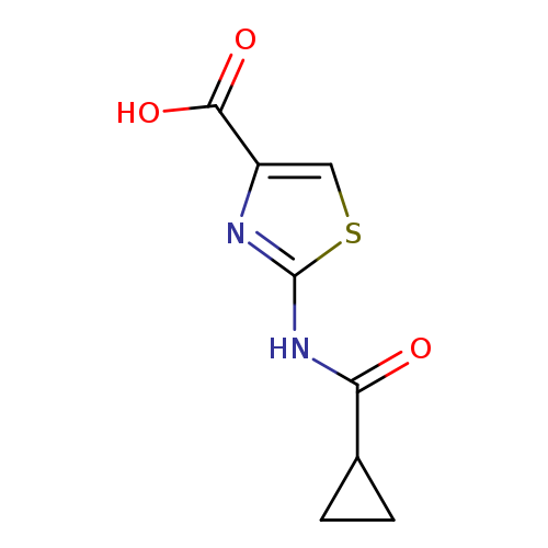 2-[(Cyclopropylcarbonyl)amino]-1,3-thiazole-4-carboxylic acid
