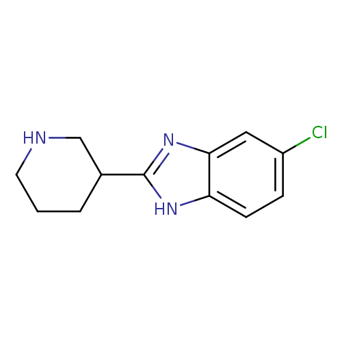 6-Chloro-2-(piperidin-3-yl)-1H-benzo[d]imidazole