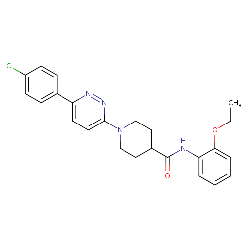 1-[6-(4-chlorophenyl)pyridazin-3-yl]-N-(2-ethoxyphenyl)piperidine-4-carboxamide