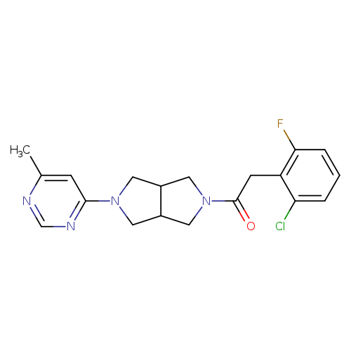 2-(2-chloro-6-fluorophenyl)-1-[5-(6-methylpyrimidin-4-yl)-octahydropyrrolo[3,4-c]pyrrol-2-yl]ethan-1-one