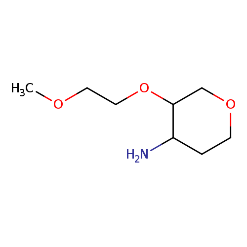 3-(2-methoxyethoxy)oxan-4-amine, Mixture of diastereomers