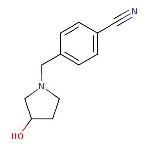 4-[(3-hydroxypyrrolidin-1-yl)methyl]benzonitrile