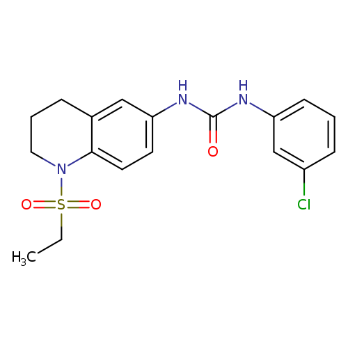 1-(3-chlorophenyl)-3-[1-(ethanesulfonyl)-1,2,3,4-tetrahydroquinolin-6-yl]urea