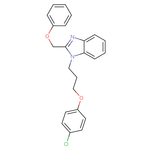 1-[3-(4-chlorophenoxy)propyl]-2-(phenoxymethyl)-1H-1,3-benzodiazole