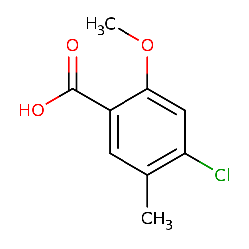 4-Chloro-2-methoxy-5-methylbenzoic acid