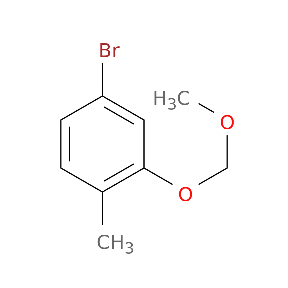 Benzene, 4-bromo-2-(methoxymethoxy)-1-methyl-