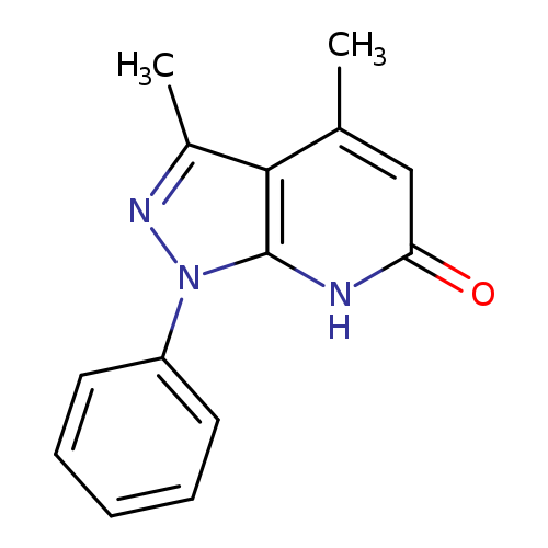 3,4-dimethyl-1-phenyl-1H-pyrazolo[3,4-b]pyridin-6-ol