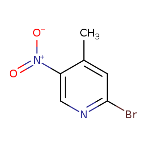 Pyridine, 2-bromo-4-methyl-5-nitro-