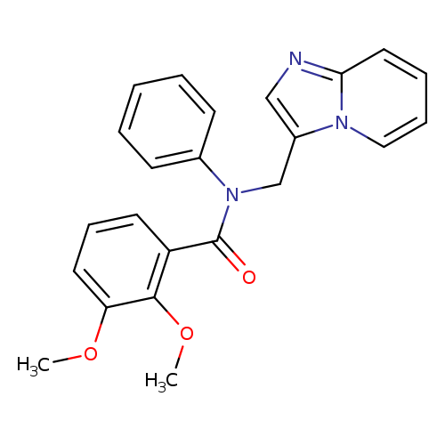 N-({imidazo[1,2-a]pyridin-3-yl}methyl)-2,3-dimethoxy-N-phenylbenzamide