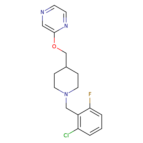 2-({1-[(2-chloro-6-fluorophenyl)methyl]piperidin-4-yl}methoxy)pyrazine