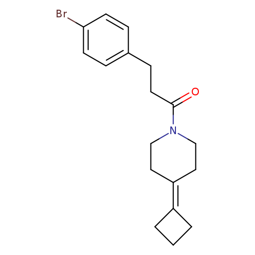 3-(4-bromophenyl)-1-(4-cyclobutylidenepiperidin-1-yl)propan-1-one