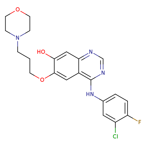 7-Quinazolinol,4-[(3-chloro-4-fluorophenyl)amino]-6-[3-(4-morpholinyl)propoxy]-