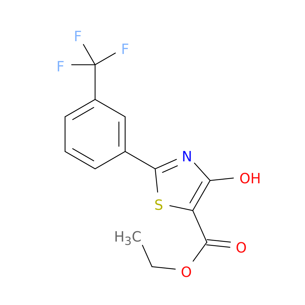Ethyl 4-hydroxy-2-[3-(trifluoromethyl)phenyl]-1,3-thiazole-5-carboxylate