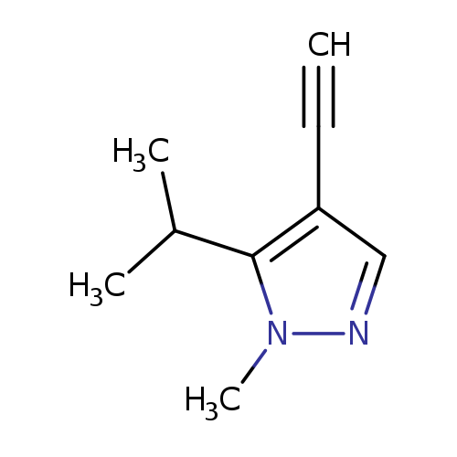 4-ethynyl-1-methyl-5-(propan-2-yl)-1H-pyrazole