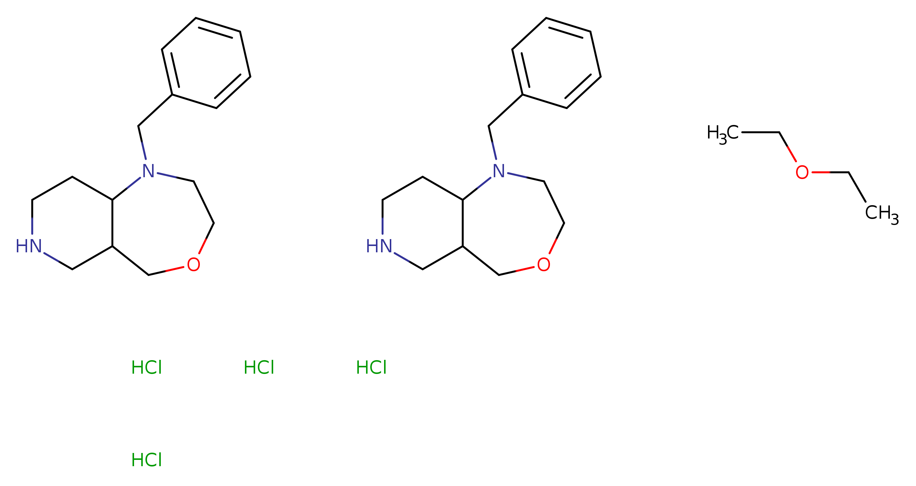 1-benzyl-decahydropyrido[4,3-e][1,4]oxazepine ethoxyethane tetrahydrochloride
